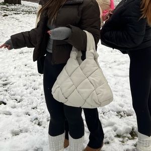 White Bottega Veneta Bag